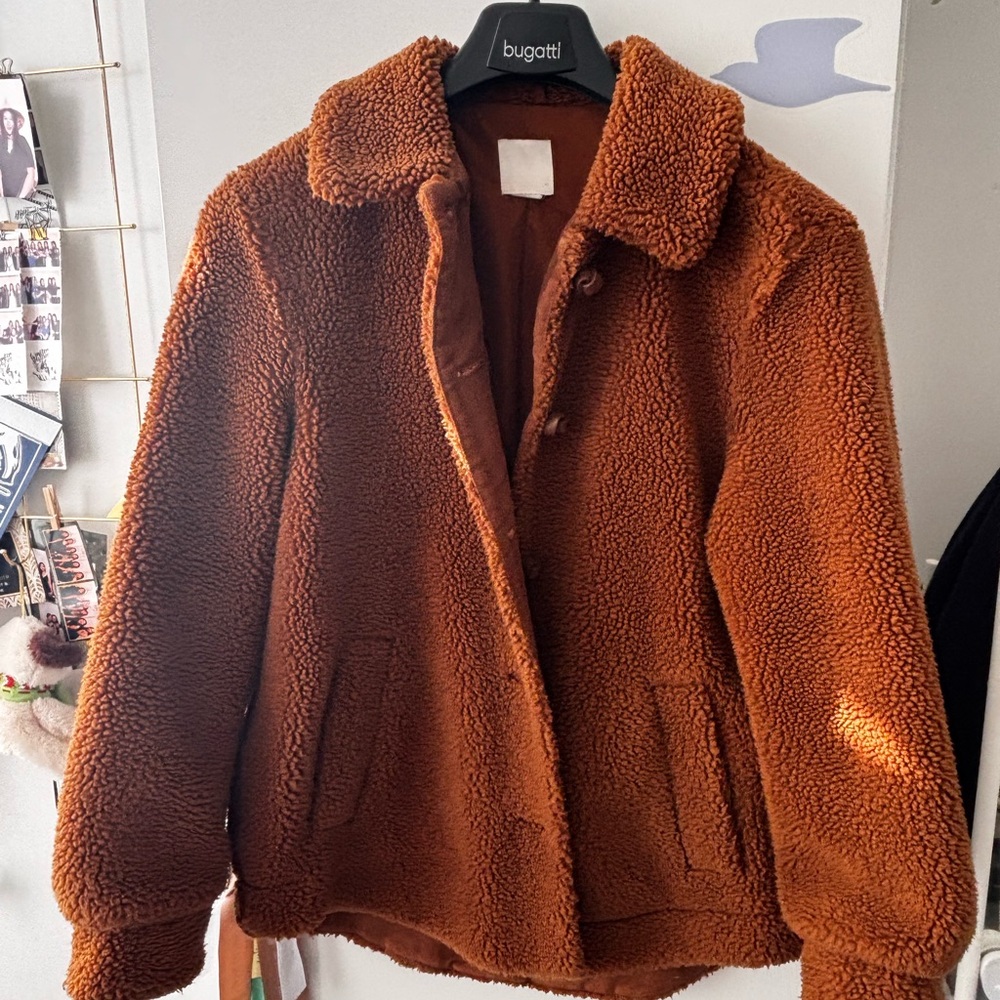 H&M Brown Shearling Jacket